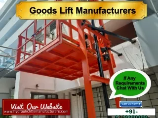 Goods Lift Manufacturers,Single Mast Goods Lift,Double Mast Goods Lift,Heavy Duty Goods Lift,Tamilnadu