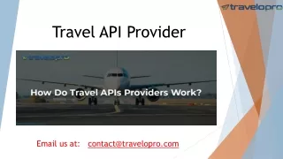 Travel API Provider