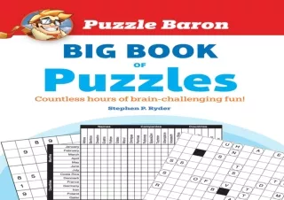 [PDF❤️ READ ONLINE️⚡️] Puzzle Baron's Number Logic Puzzles: Over 300 Brain-Challenging Puz