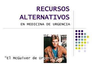 RECURSOS ALTERNATIVOS