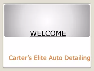 Get the best Full Car Valet Service in North Benfleet