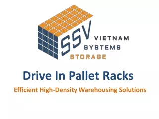 drive in pallet racks