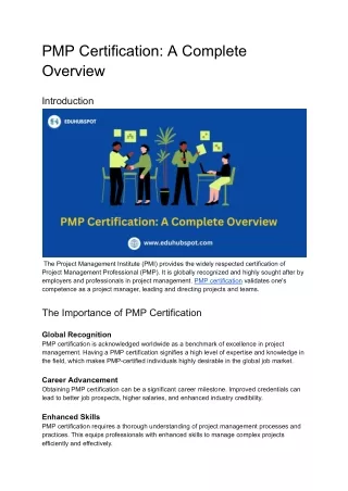 PMP Certification_ A Complete Overview