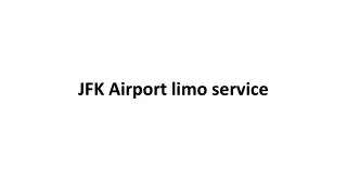 JFK Airport limo service