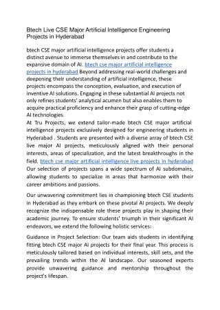 veeresh__ - __BTech Live CSE Major Artificial Intelligence Engineering Projects (1)