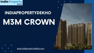 M3M Crown | M3M Crown residential flats in Gurgaon