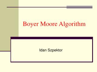 Boyer Moore Algorithm