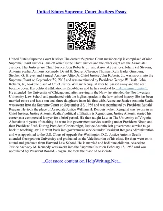 Essay On Supreme Court
