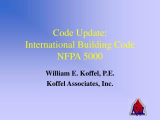 Code Update: International Building Code NFPA 5000