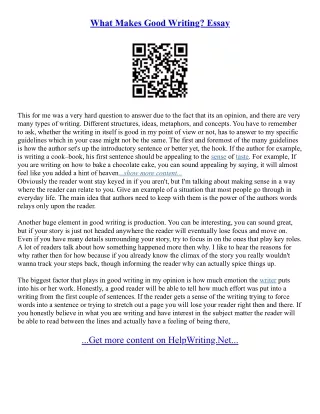 Paper Essay Writing