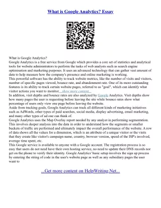 The Introduction To An Analytical Essay Should