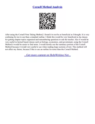 Cornell University Application Essay