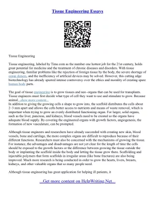 Engineering Essays