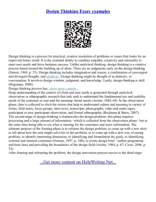 Example Of A Process Essay