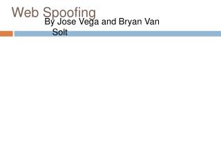 Web Spoofing