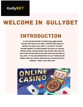 Download  Gullybet apk latest version  for Android