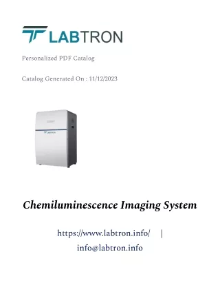 Chemiluminescence Imaging System