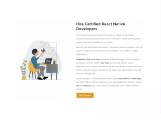 Hire Certified React Native Developers