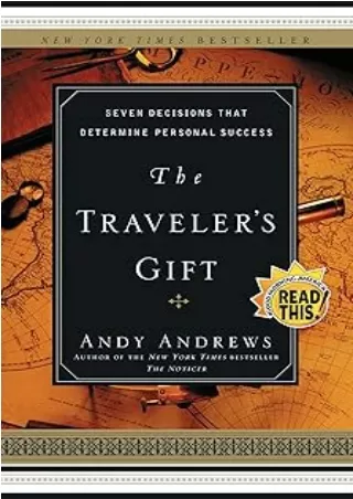 PDF✔️Download❤️ The Traveler's Gift: Seven Decisions that Determine Personal Success