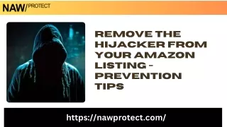 Remove the Hijacker from Your Amazon Listing - Prevention Tips