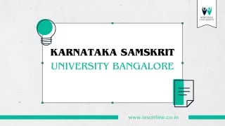 Karnataka samskrit university