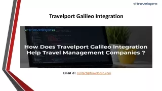 Travelport Galileo Integration