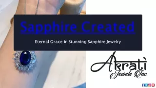 Sapphire gemstone jewelry