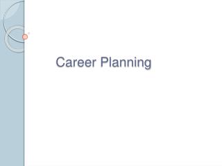 Career Planning