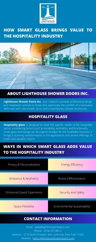 How Smart Glass Brings Value to the Hospitality Industry