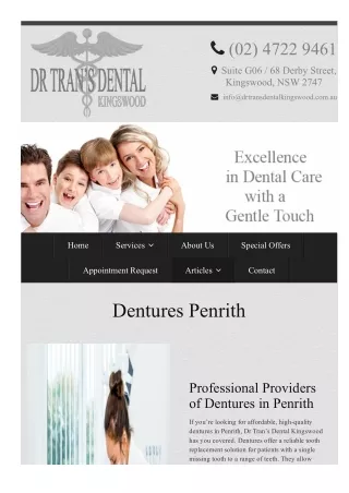 Dentures Penrith