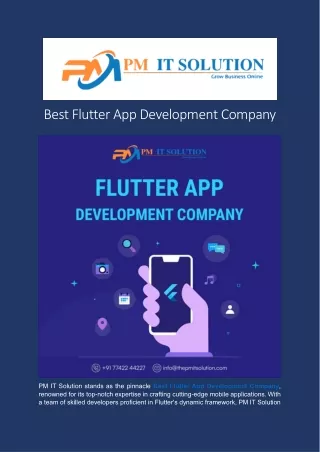 Best flutter App Development Company