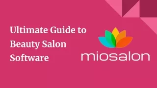 Ultimate Guide to Beauty Salon Software