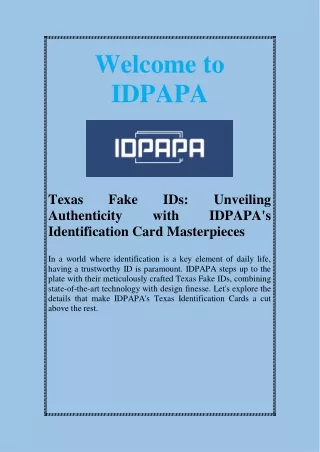 Authentic Texas Fake IDs