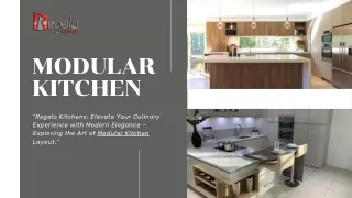 Modular Kitchen | Regalo Kitchens