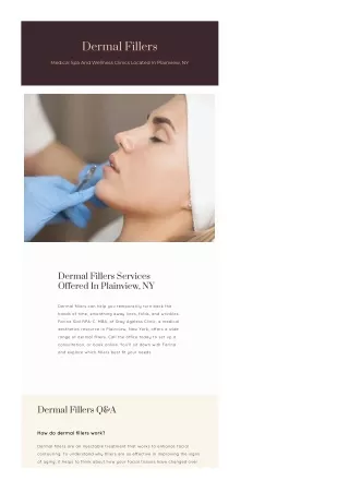 Dermal fillers usa