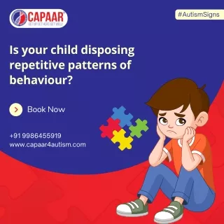 Repetitive Behaviors in Children | Best Autism Centres in Bangalore | CAPAAR