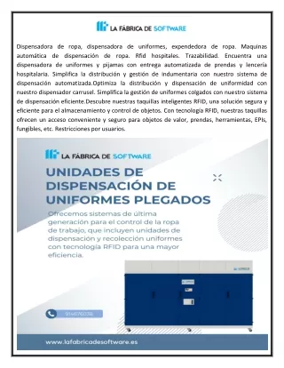 Taquillas inteligentes RFID