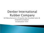 Denber International Rubber Company