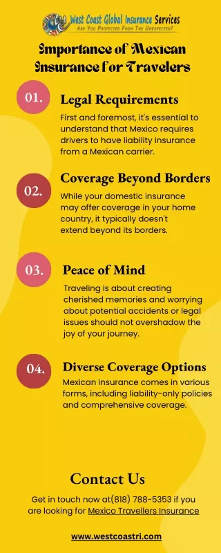 Importance of Mexican Insurance for Travelers