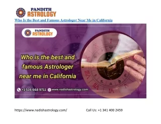 Who Is the Best and Famous Astrologer Near Me in California