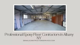 Professional Epoxy Floor Contractors in Albany NY