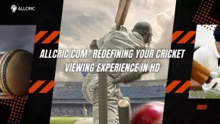 Live Cricket Website | Allcric.com