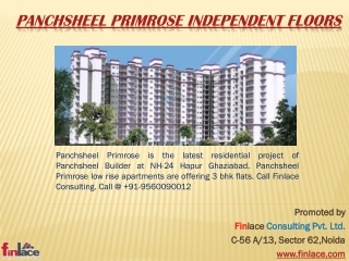 Panchsheel Primrose Independent Floors