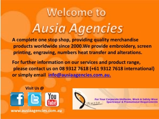Security Uniforms and Accessories from Ausia Agencies