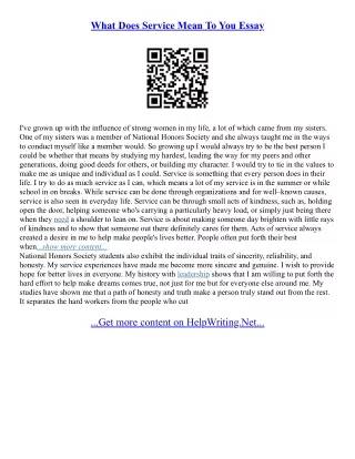 Online Essay Service