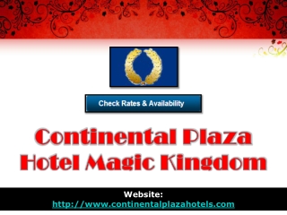 continental plaza hotel magic kingdom