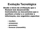 Evolu o Tecnol gica