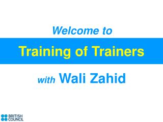 Training of Trainers