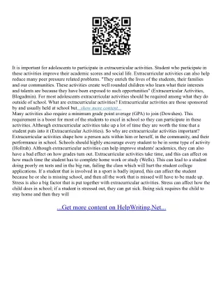 Expository Essay Topics For College Students