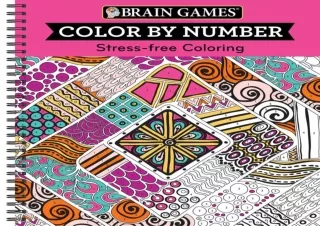 book❤️[READ]✔️ Brain Games - Color by Number: Stress-Free Coloring (Orange)